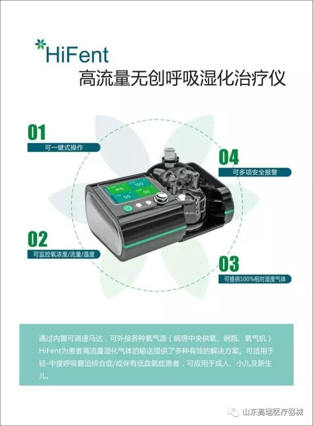迈思高流量无创呼吸湿化治疗仪(图2)