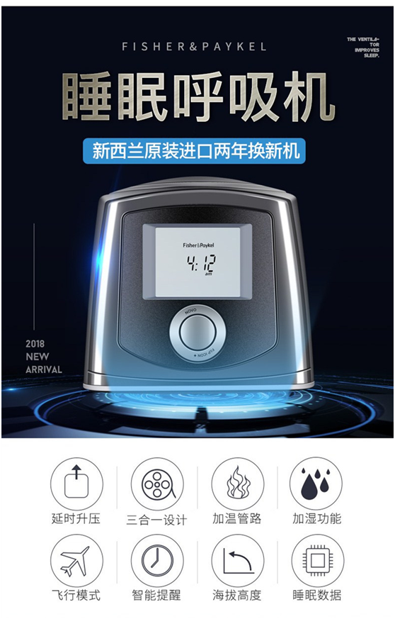 费雪派克ICONNAA半自动呼吸机(图1)